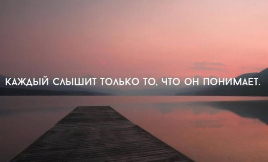 " Я отвечаю за то, что говорю, но не отвечаю за то, что вы слышите". Оскар Уайльд.